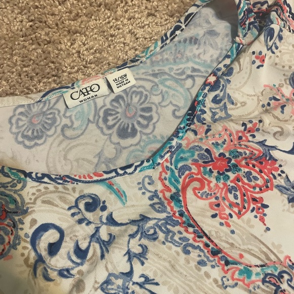 CATO women’s fringe blouse - Picture 3 of 3